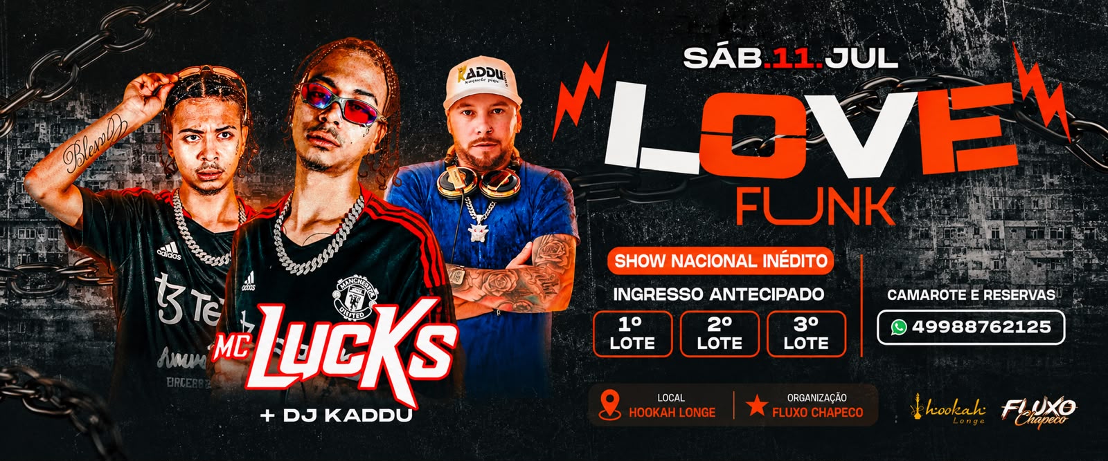 Love Funk - 11/07/2026 em Chapecó - SC | Divi Ingressos | Divi